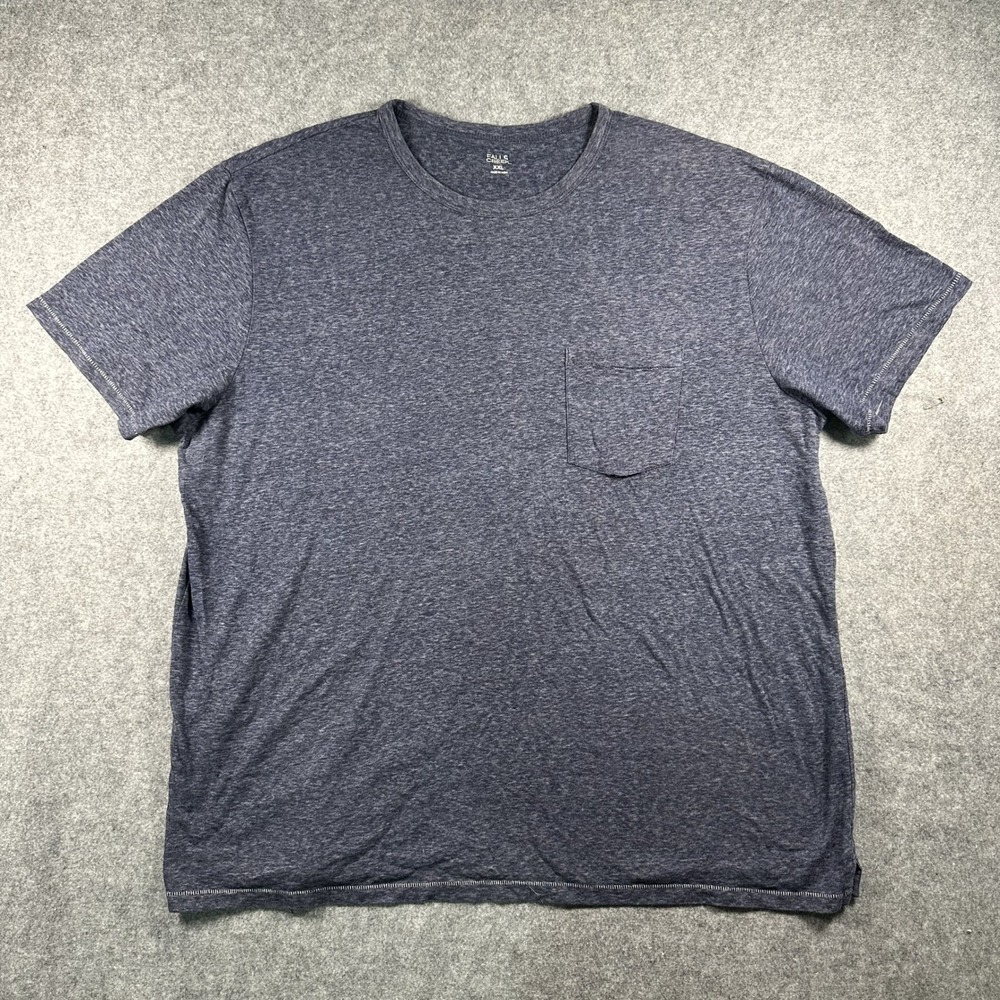 Falls Creek‎ Essential Pocket T-Shirt XXL Blue Heather Cotton Blend